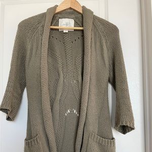 Anthropologie Boucle Shawl Cardigan